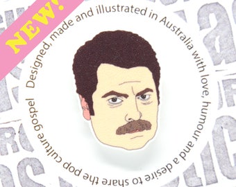 Parks and Recreation - Ron Swanson Pin