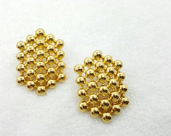 Avon Bold Dimensions pierced earrings 1991 original box