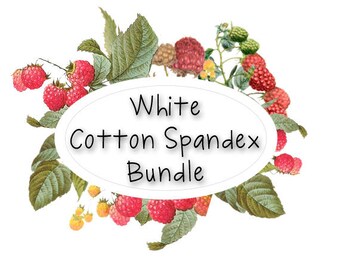 White Cotton Spandex Bundle
