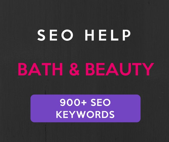 900+ SEO Keywords for Bath & Beauty: Etsy SEO Keywords Explained. SEO help for Etsy sellers, Etsy tag and title help. Be a Etsy best seller.