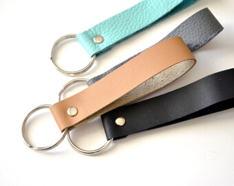 Leather Key Fob Handmade Leather Keychain