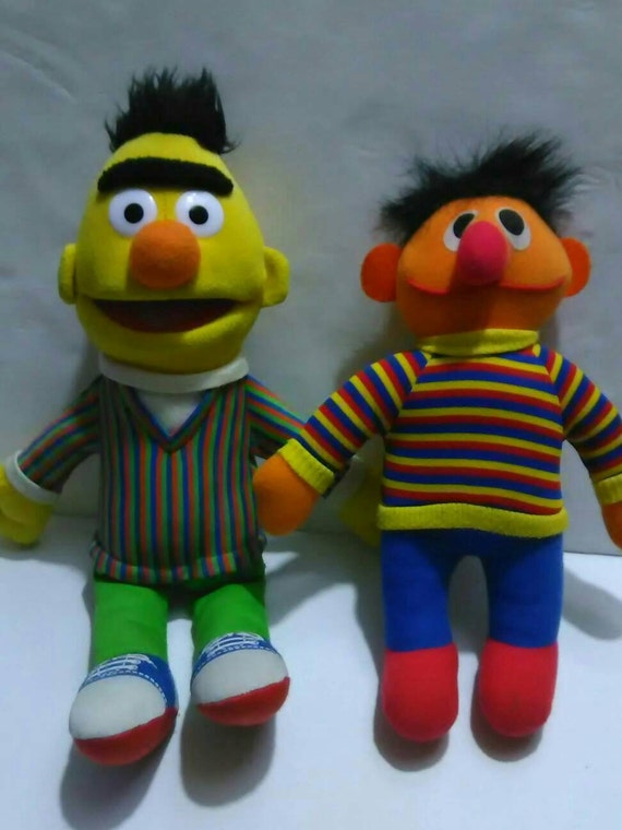 bert and ernie stuffed dolls