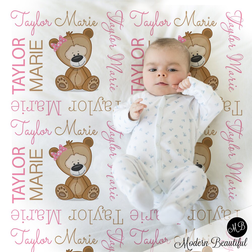 teddy bear with name embroidered