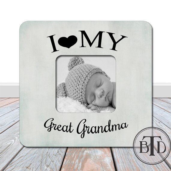 25 OFF SALE I Love My Great Grandma Photo Frame by BellaTara