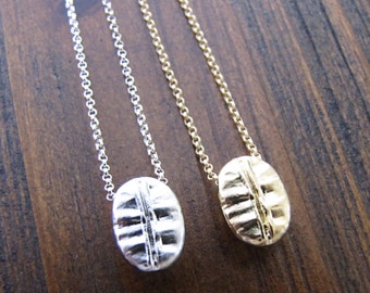 Coffee Bean Necklace, Coffee Necklace, Coffeebean, Espresso, Coffee Lover, Cappuccino, Latte, Coffee Cup