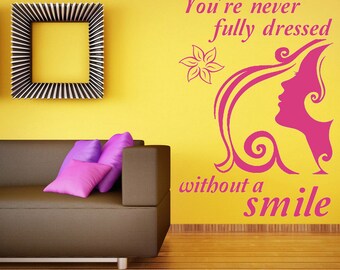 Items similar to Printable. You&#39;re Never Fully Dressed Without A Smile. 8.5 x 11 on Etsy