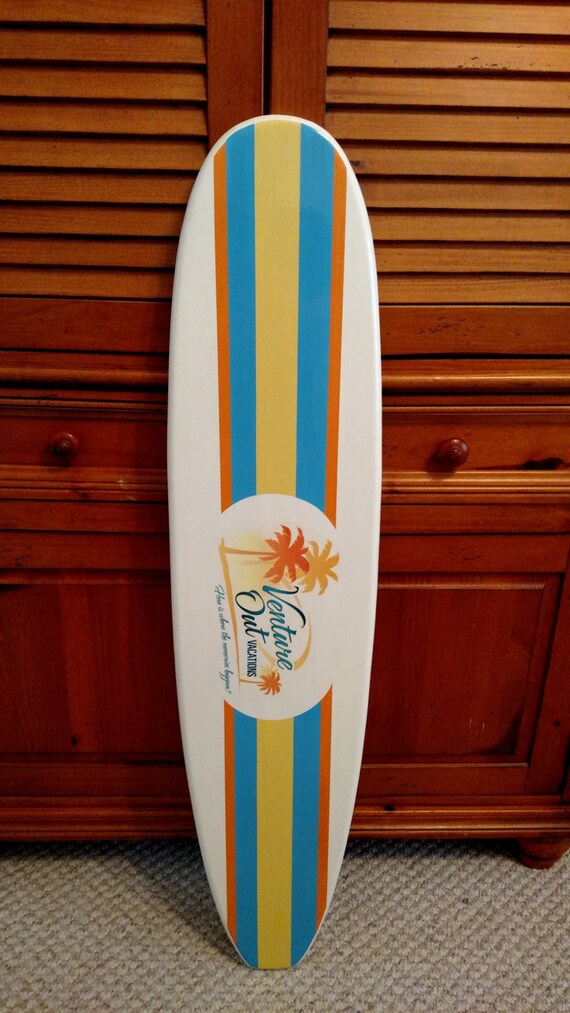 Surfboard Wall Art Custom Logo Surfboard