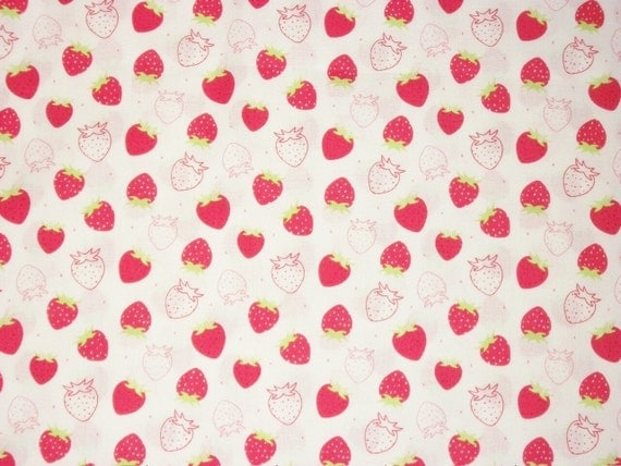 Strawberry Fabric By The Yard Fabric Quilting Fabric