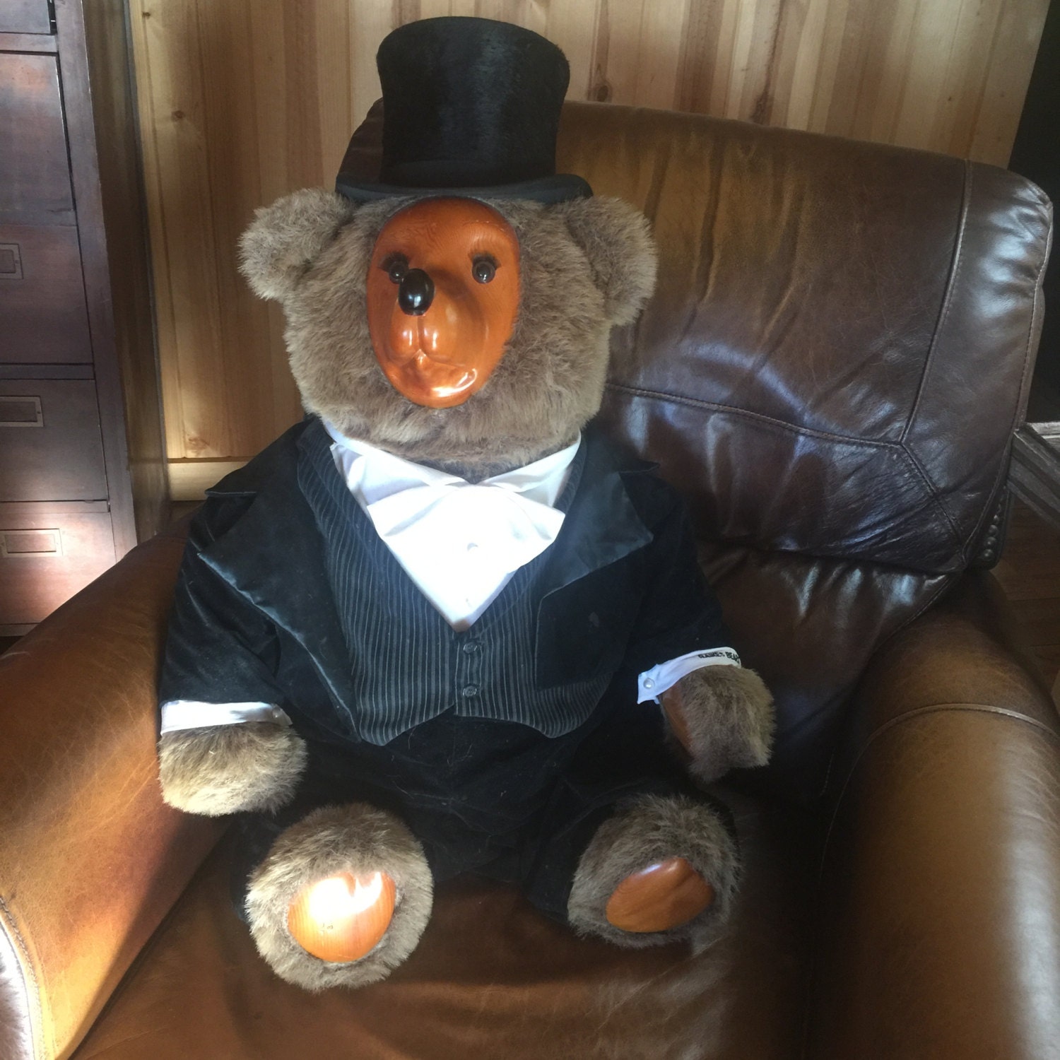 Robert Raikes Original Bears Rare Large Tux Tyrone Series 1986