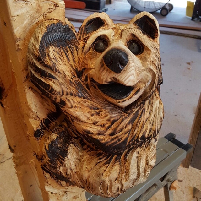 Custom Chainsaw Carvings by WoodlotArtisans on Etsy