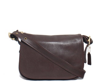 Vintage COACH 9951 Patricia's Legacy in Dark Brown Leather