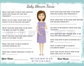 Baby Shower Game Printable-Game for Couples Shower