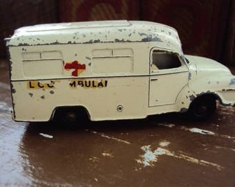 Vtg. Lesney Pre-Matchbox Series No. 14 Lomas Ambulance Made in England