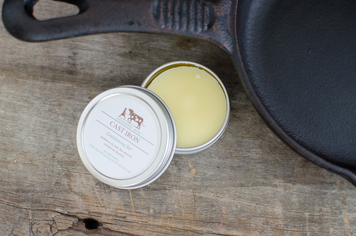 Cast Iron Seasoning Conditioning Bar