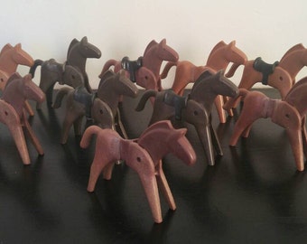 LOT DE PLAYMOBIL * 7 Chevaliers Du Loup Rouge Noir Et Dore