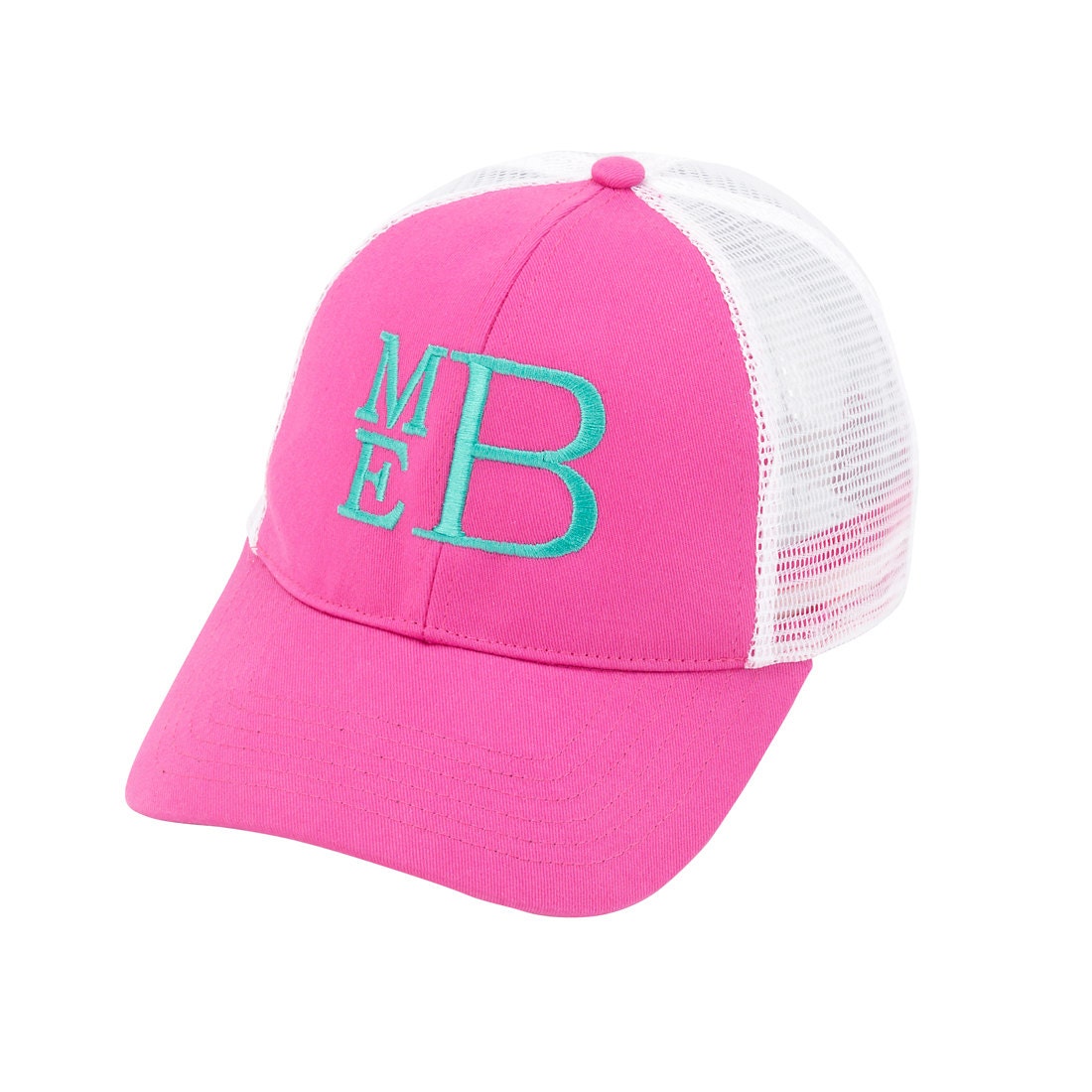 Pink Trucker Hat Personalized Cap Womens Hat Baseball