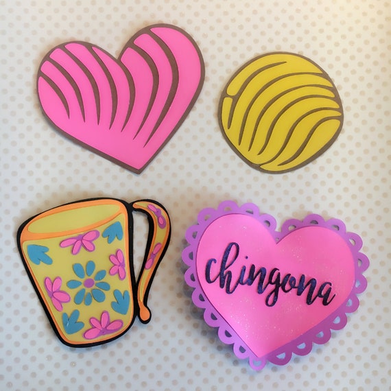 Download Four Pack Concha Heart Concha Chingona Heart Mexican ...