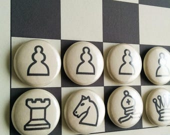 Fridge Magnet Chess Set, gifts for chess players, chess set, chess board, chess players, chess magnet, magnetic chess board, fun chess gifts