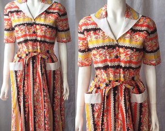 Deadstock 1940s shirtwaist dress