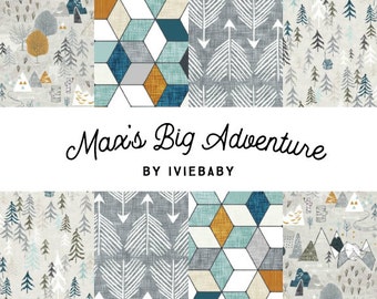 Max's Big Adventure Bedding. Baby Bedding. Adventure Baby Bedding. Woodland Baby Bedding. Crib Sheet. Crib Skirt. Nursing Pillow Cover.