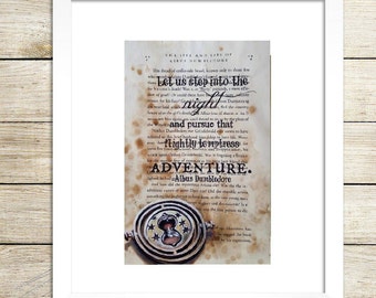 PRINT: Time Turner Page Art
