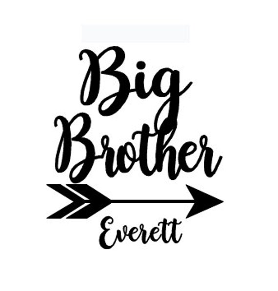 Sister iron on vinyl decal brother iron on decal Sibling