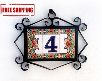 Rustic address number, Custom address number, Customized address number, Personalized address number, Address number, Modern address plaque