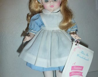 Vintage Madame Alexander Alice in Wonderland Doll * Original Dress and Tag