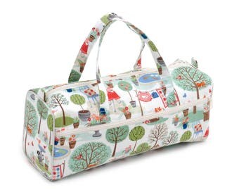 Knitting project bag, Crochet project bag, cat knitting bag,cat project bag, cat yarn storage, Knitting accessories, Gift for knitter