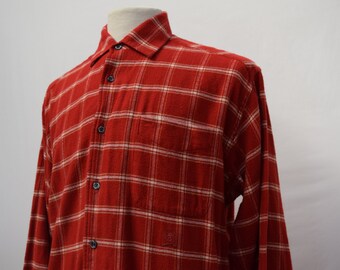 Tommy Hilfiger 1990s Checkered Flannel Shirt