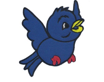 Bluebird Iron On Applique Bluebird Patch