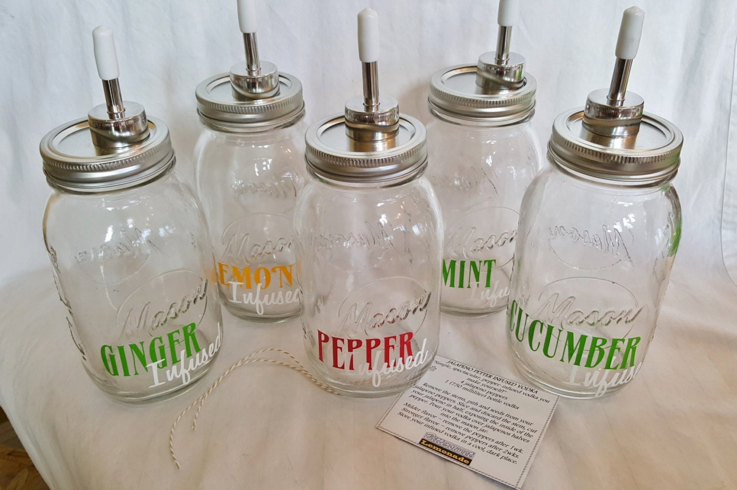 DIY Vodka Infused Kit Do it yourself Flavored VODKA Kit w/