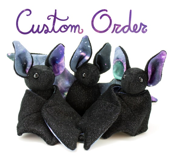 custom bat plush