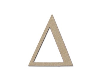 Greek Letter Delta Symbol Unfinished Wooden Letters 6