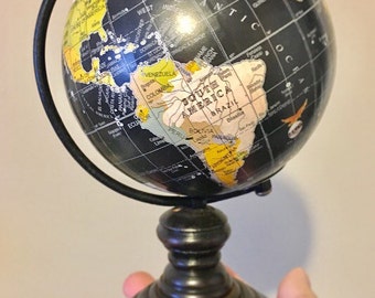 Sale! Customizable Small Black/wooden globe