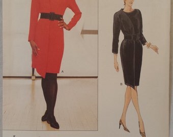 Vintage Vogue American Designer Geoffrey Beene Pattern #1637 size 14-16-18