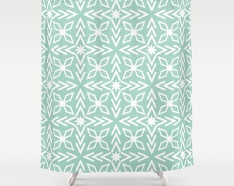 Mint shower curtain | Etsy Mint shower curtain | Etsy