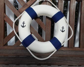 Nautical 15 inch life ring / beach decor / nautical decor