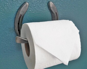 Horseshoe Toilet Paper Holder - The Heritage Forge