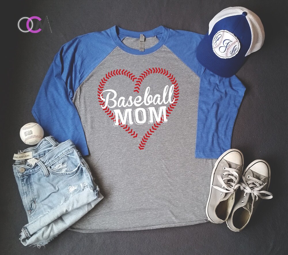 Baseball Mom Raglan Baseball Mom Shirt Baseball Shirt