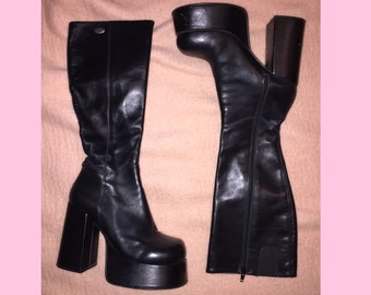 BUFFALO EU 37.5 90s platform goth club kid boots
