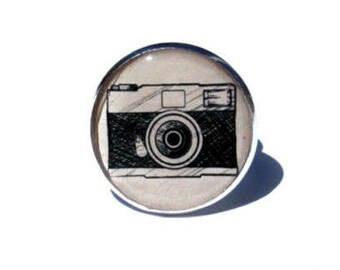 Camera Ring - Photography Ring - Photographers ring - photographer gift - kitsch ring - unique ring - cute ring - vintage style - for her