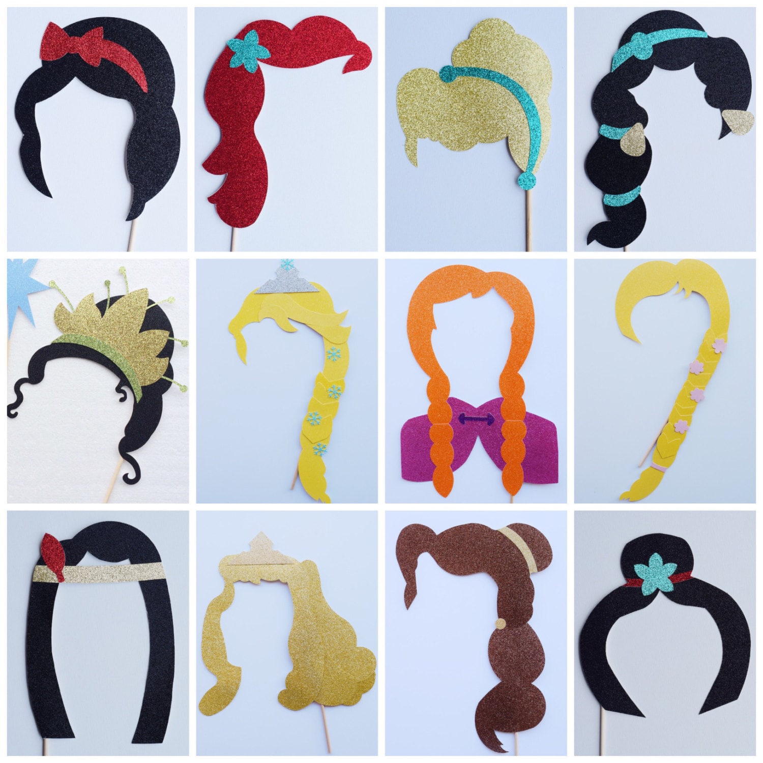 Disney Princess Photo Booth Props Disney Princess Party disney-princess-photo-booth-props-disney-princess-party