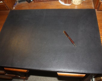large leather desk pad