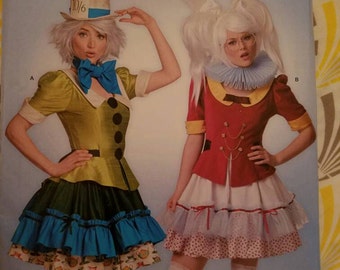 White Rabbit and Mad Hatter Inspired Cosplay Costumes