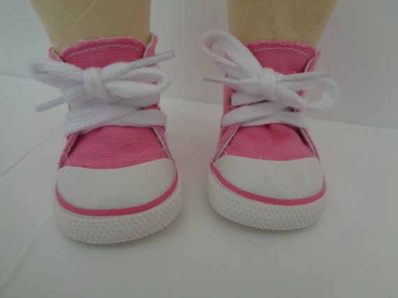 Bubble Gum Pink Canvas sneakers Tennis SHOES for 18