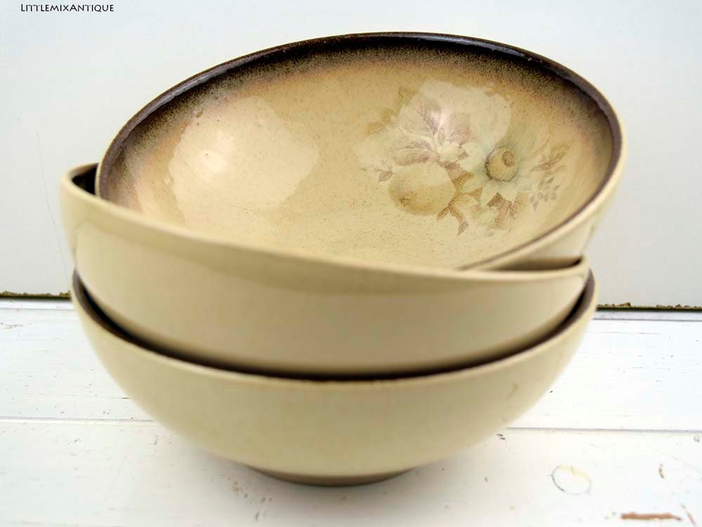 Set of 3 Vintage Denby Pottery England Handcrafted