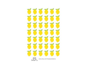Lemon Stickers - Lemon Planner Stickers - Erin Condrden Planner Stickers - Decorative Stickers - Happy Planner Stickers