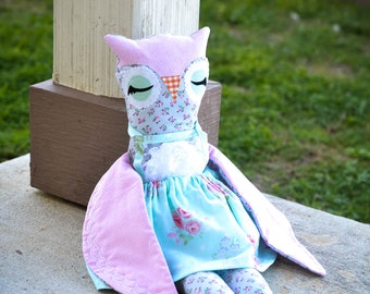 Owl - Owl Doll - Stuffed Owl - Plush Owl - Stuffed Animal - Plush Toy - Plush Animal - Owl Toy - Unique Stuffed Animal - 18 Inch Doll