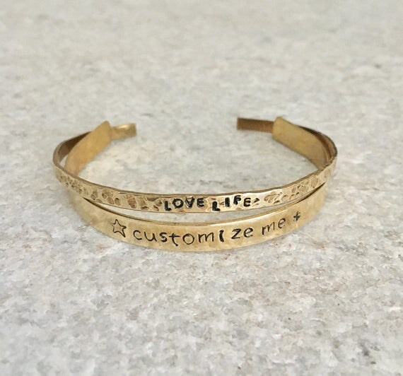Custom Cuff Bracelet Cuff Bracelet Custom Bracelet
